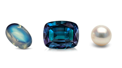 Birthstone of the month: Moonstone, Alexandrite, Pearl